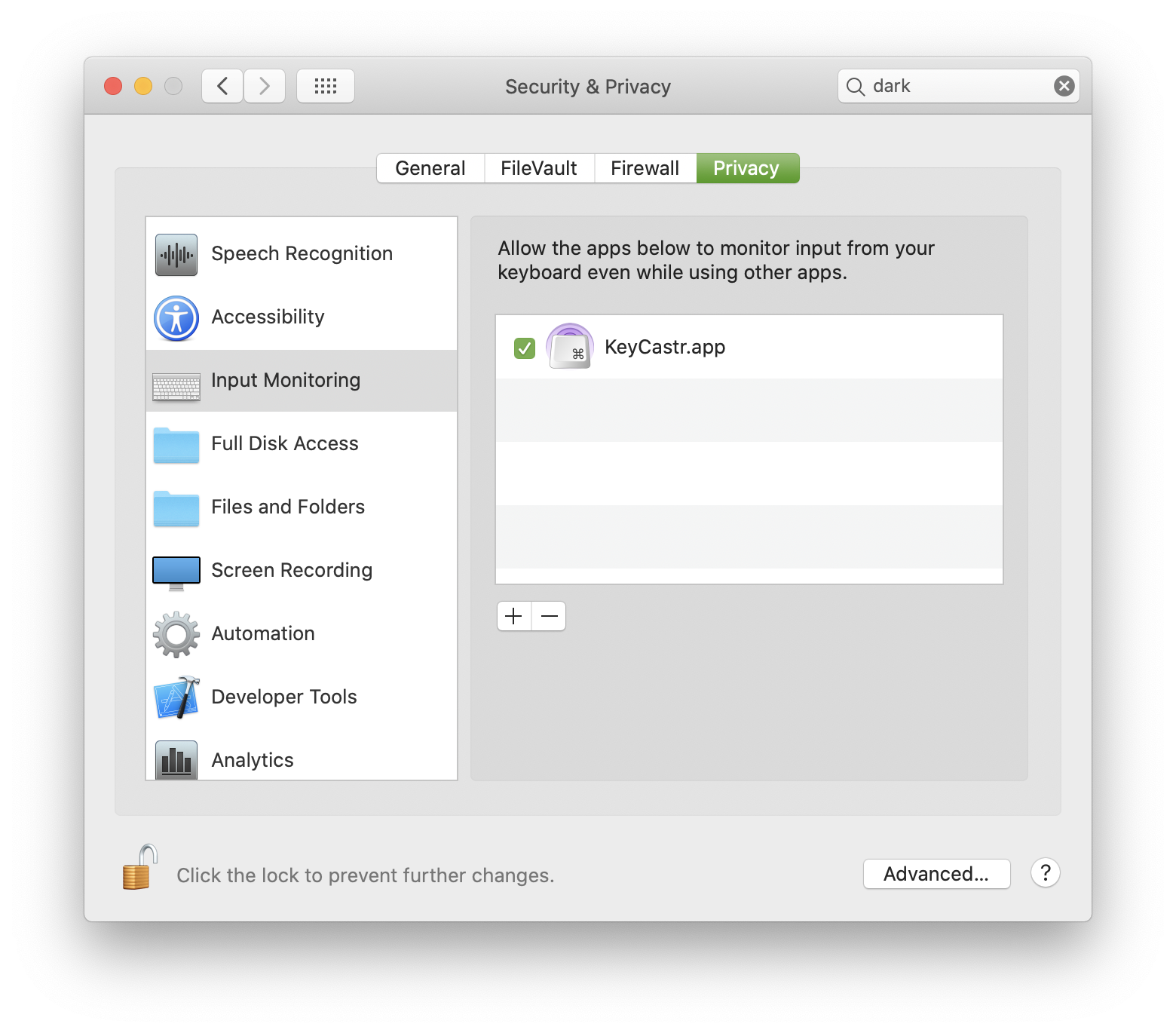 Keycastr